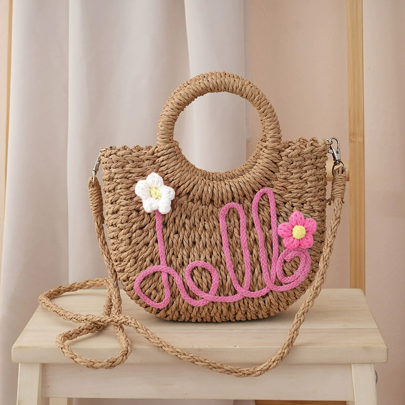 Handwoven Straw Bag Ladies Bea – Women'S Bags Holiday recenzja i cena