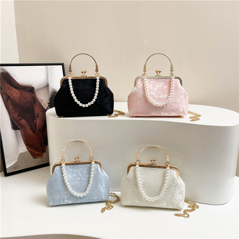 Vintage Classic Lace Bag pearl – Evening Bag Beaded recenzja i cena