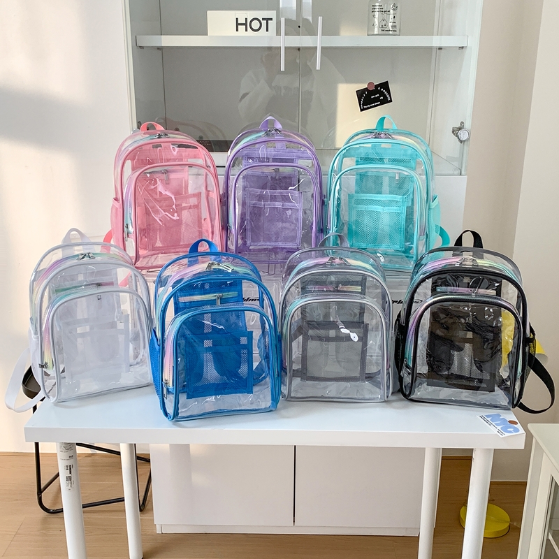 PVC Transparent Zipper Large C – Women Bags For Sale recenzja i cena