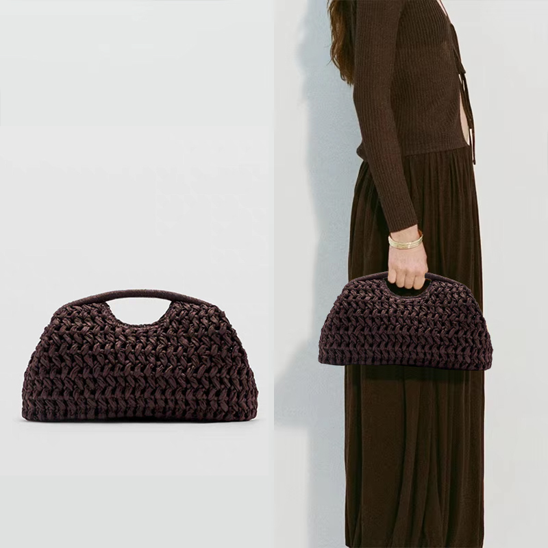 Spain Natural Fiber Clutch Bag – Women'S Bags Holiday recenzja i cena