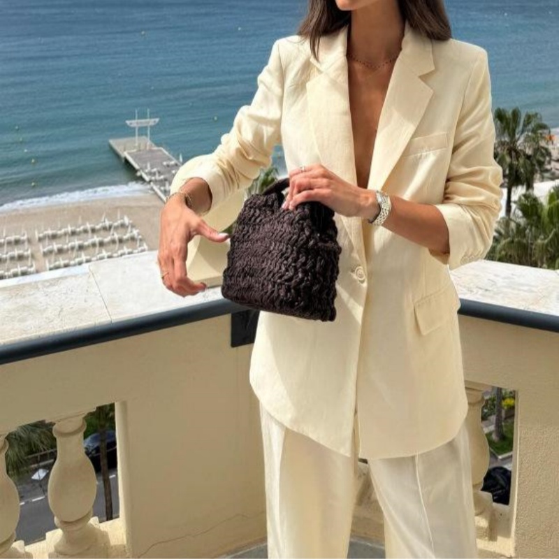 Spain Natural Fiber Clutch Bag – Women'S Bags Holiday recenzja i cena