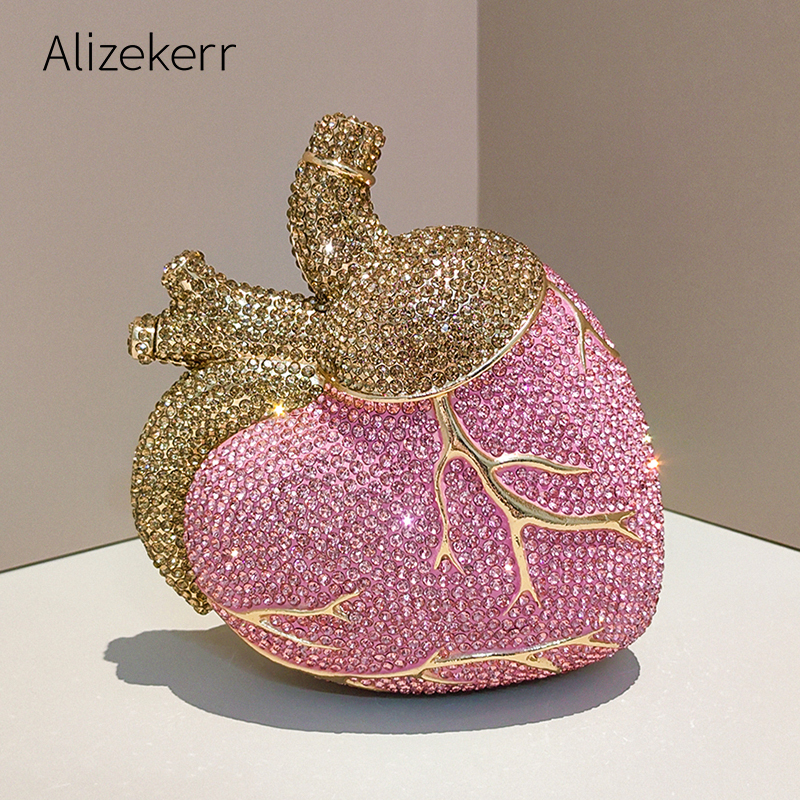 Alizekerr Heart Shaped Diamond – Evening Bag Beaded recenzja i cena