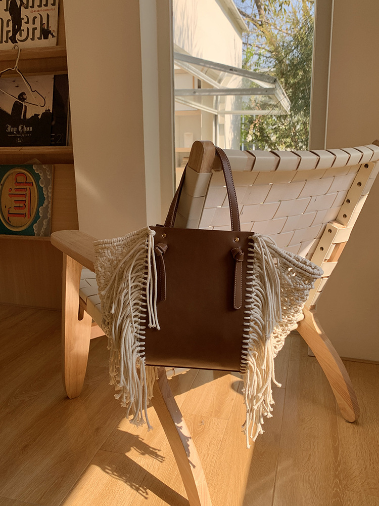 Retro Cotton Rope Tassel Bag H – Women'S Bags Holiday recenzja i cena