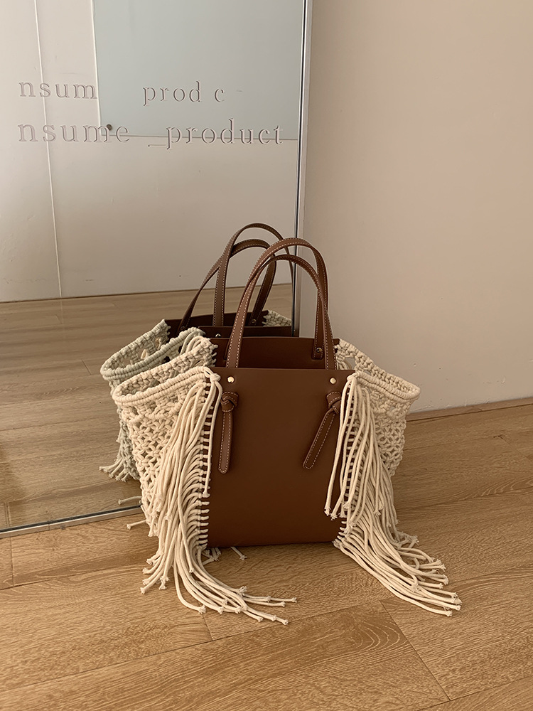 Retro Cotton Rope Tassel Bag H – Women'S Bags Holiday recenzja i cena
