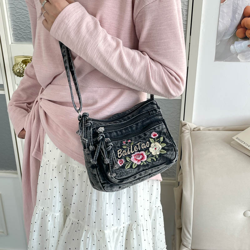 New Lightweight Denim Zipper C – Women Bags For Sale recenzja i cena