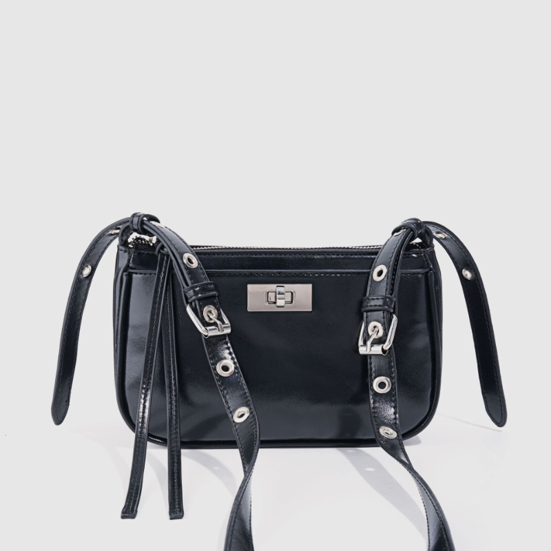 Black Motorcycle Bag Brand Stu – Women Bags Premium Brands recenzja i cena