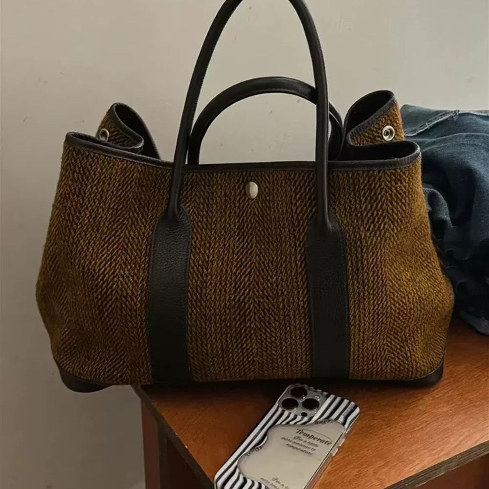 JIAERDI Retro Weave Tote Bag W – Women'S Bags Holiday recenzja i cena