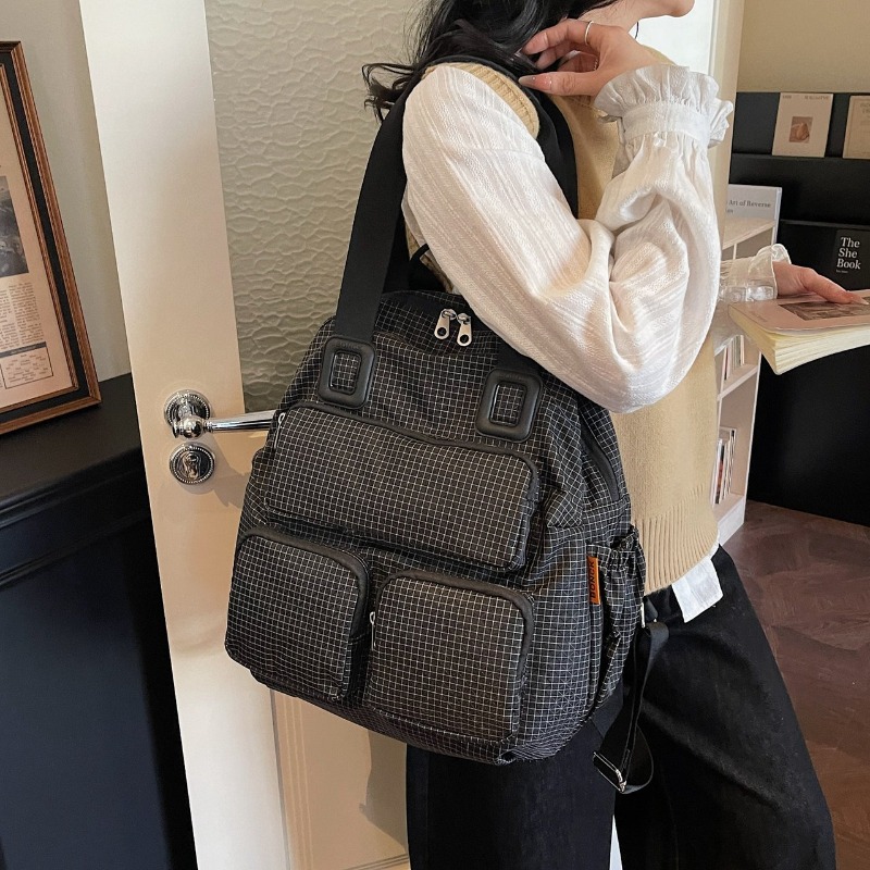 Multi-pocket Checkered Youth B – Women Bags For Sale recenzja i cena