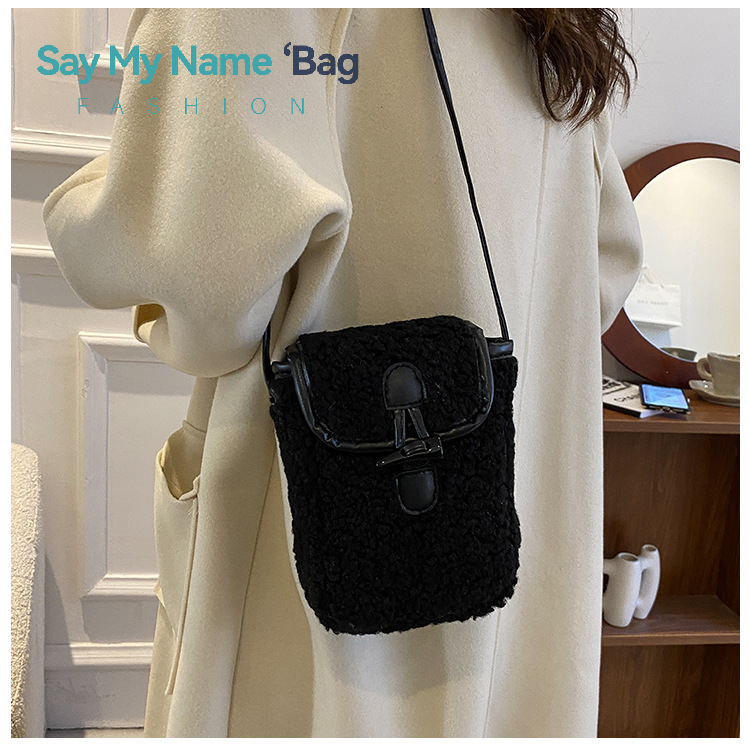Lambswool Phone-bag Women Faux – Women'S Bags Cross Body recenzja i cena