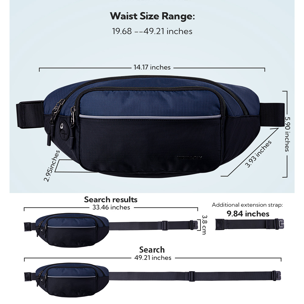 WATERFLY Fanny Pack Waist Bag  – Women'S Bags Cross Body recenzja i cena