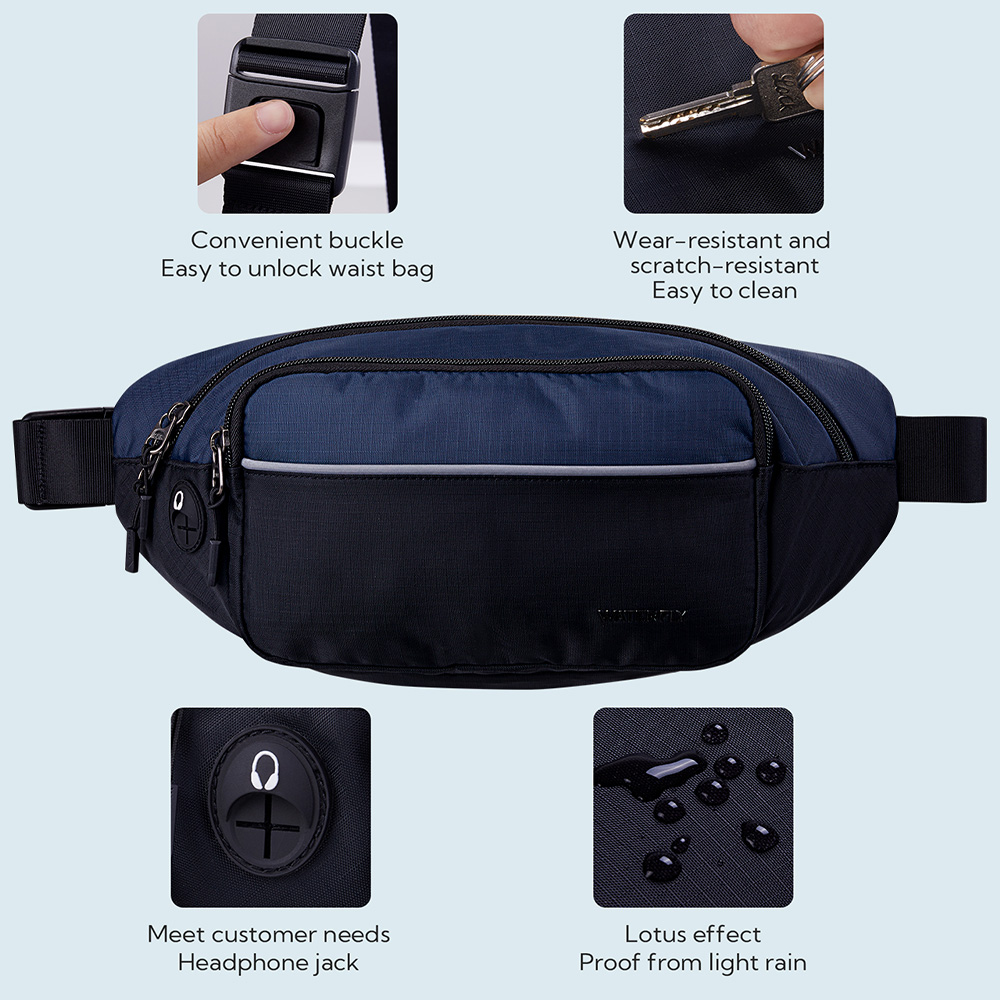WATERFLY Fanny Pack Waist Bag  – Women'S Bags Cross Body recenzja i cena