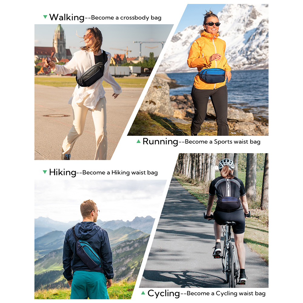 WATERFLY Fanny Pack Waist Bag  – Women'S Bags Cross Body recenzja i cena