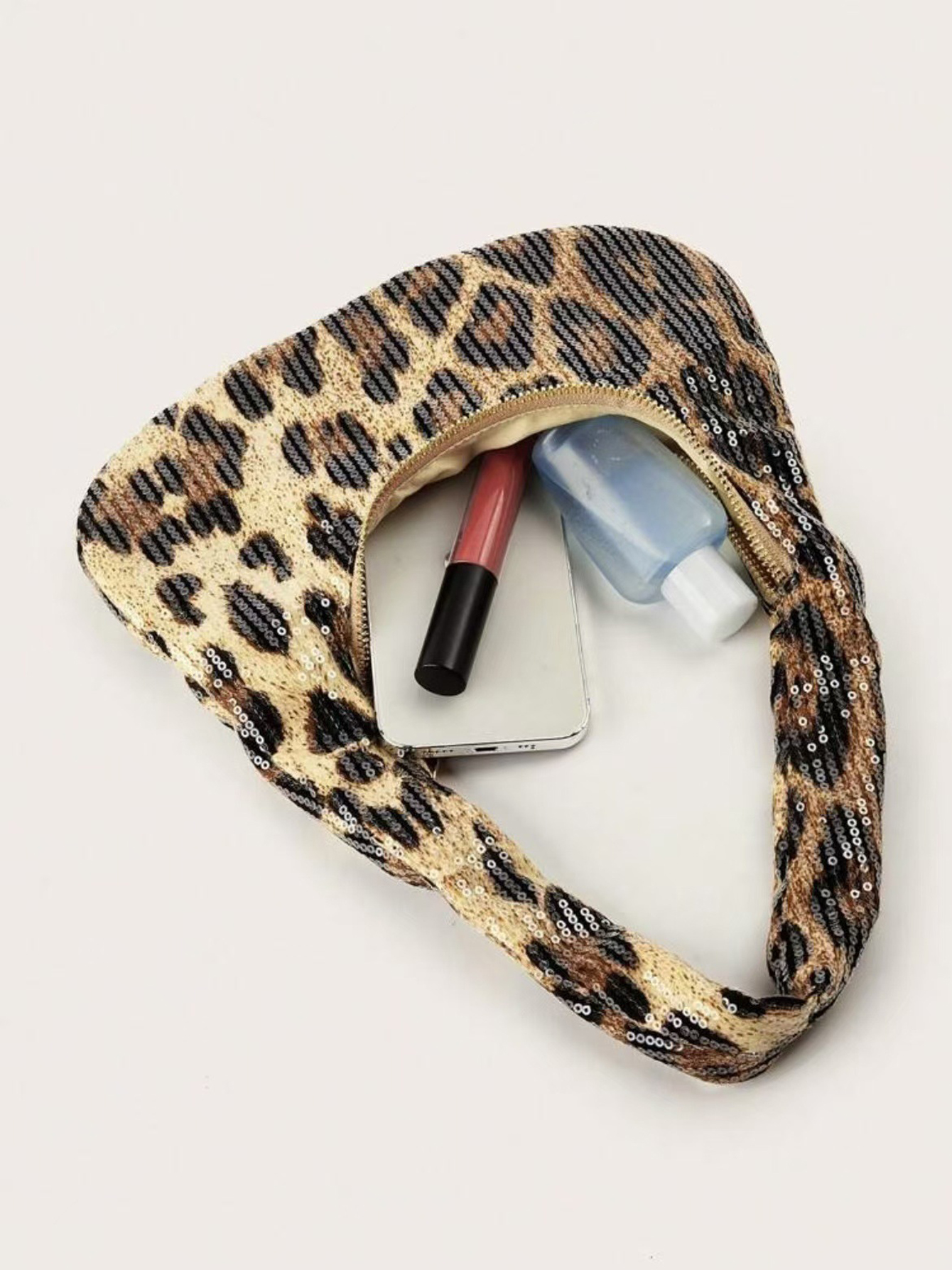 Sequin Leopard Print Evening C – Evening Bag Beaded recenzja i cena
