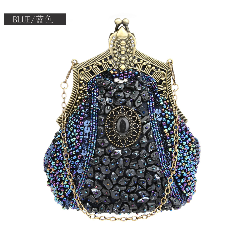 Retro Fashion Pearl Sequin Bea – Evening Bag Beaded recenzja i cena