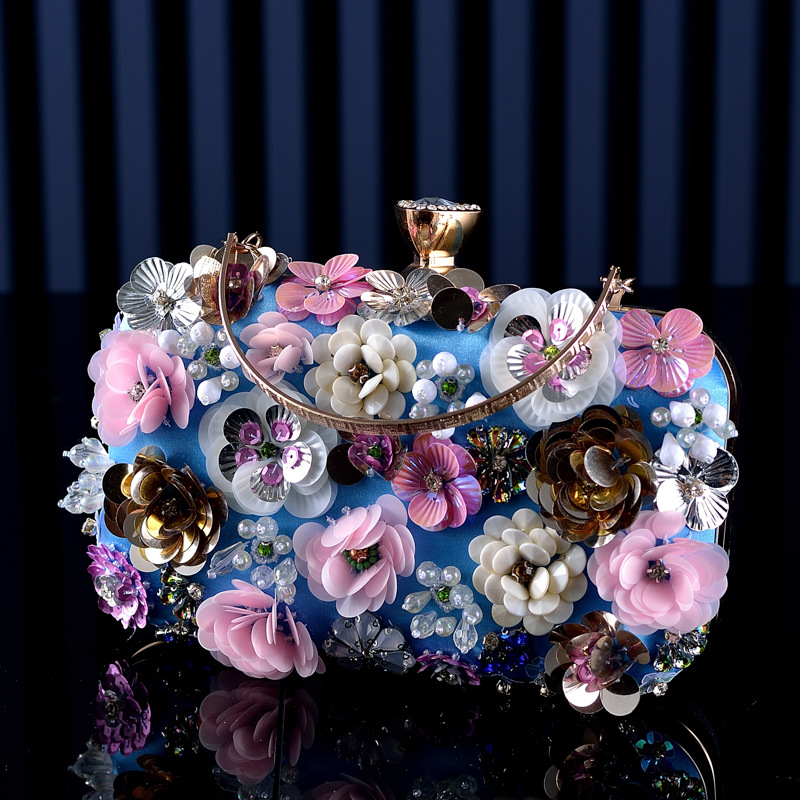 Fashion Women Bags Flower Diam – Evening Bag Beaded recenzja i cena
